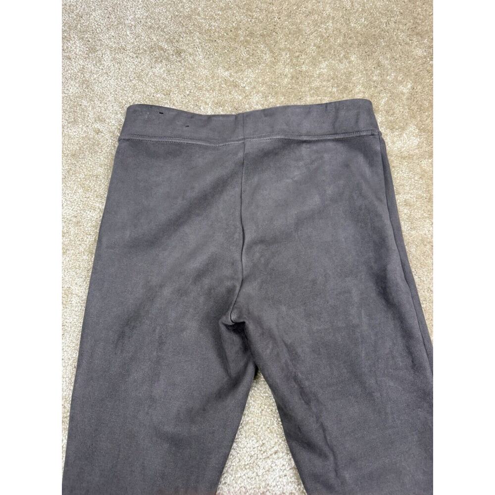 Andrew Marc Faux Suede Pants Medium Taupe Stretch Pull-On Minimalist Chic A521 - Picture 6 of 10